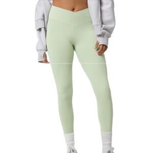 OFFLINE By Aerie Real Me High Waisted Crossover Legging SAGE GREEN